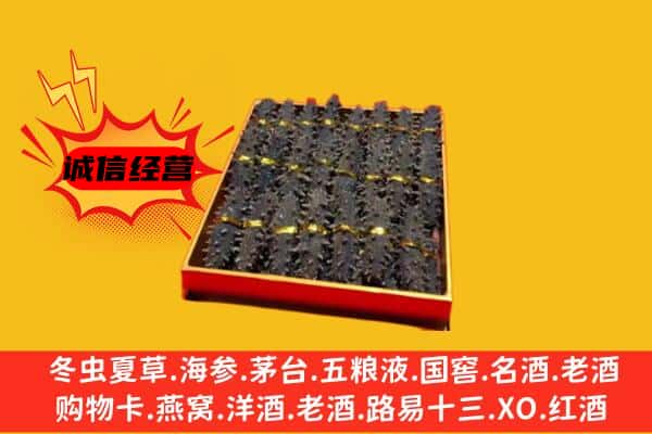 关岭县回收海参